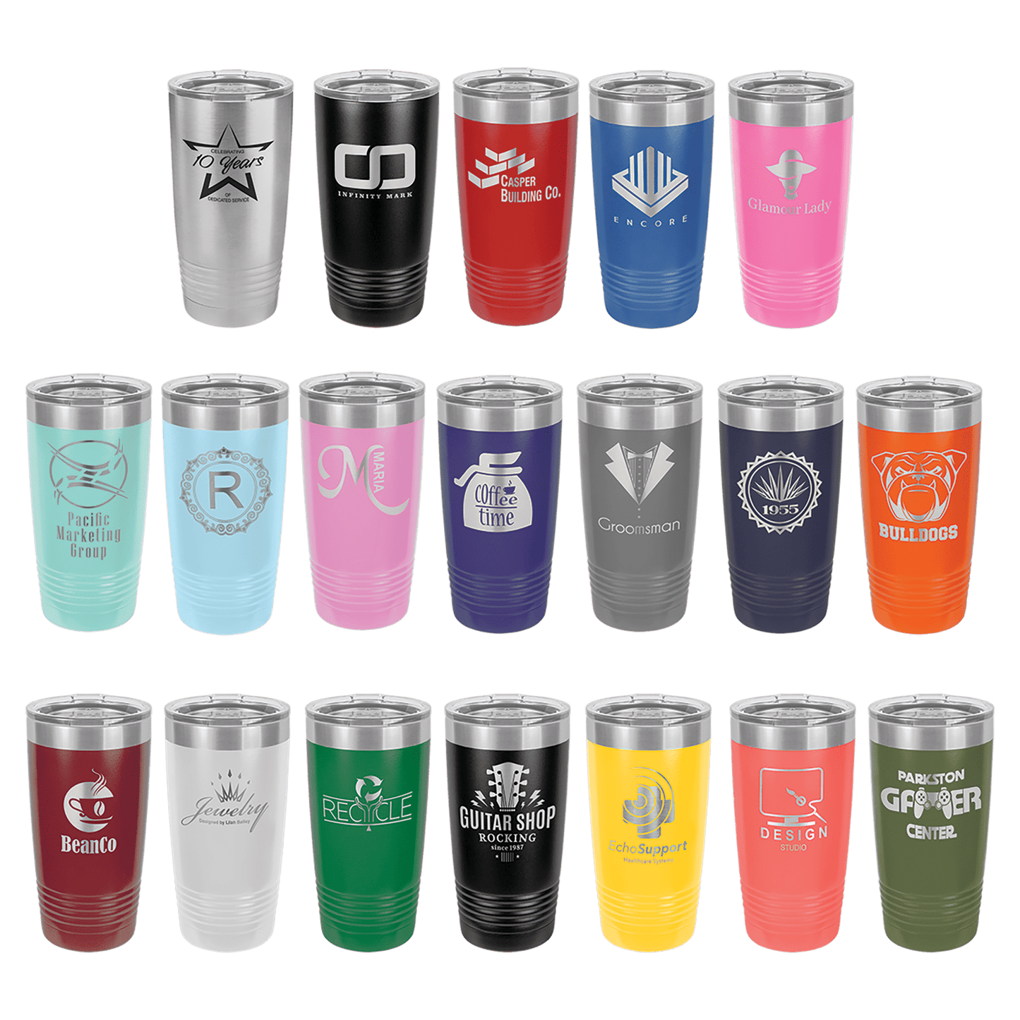 Custom Stainless Steel 20oz Tumbler