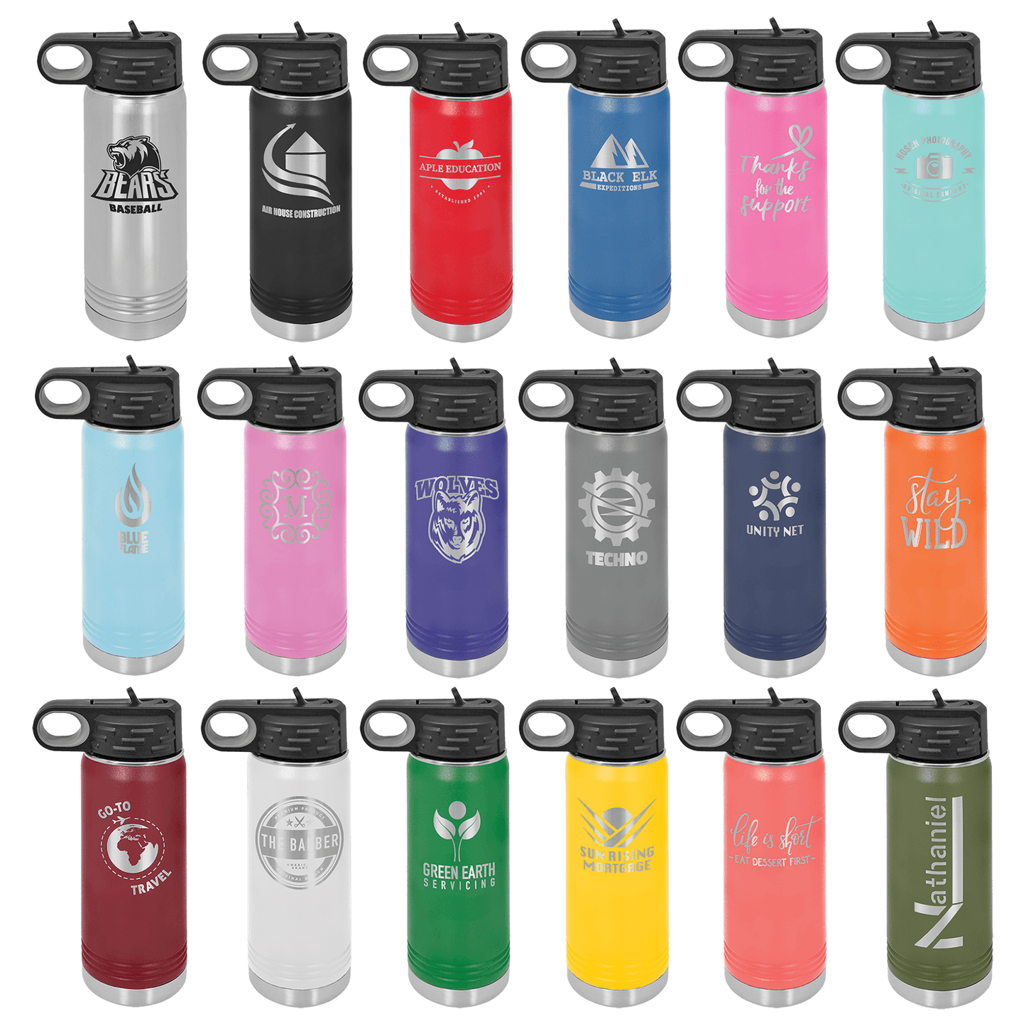 Custom 20oz Water Bottle