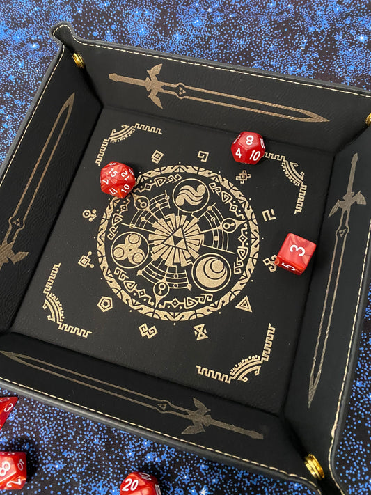 Zelda Engraved Dice Tray