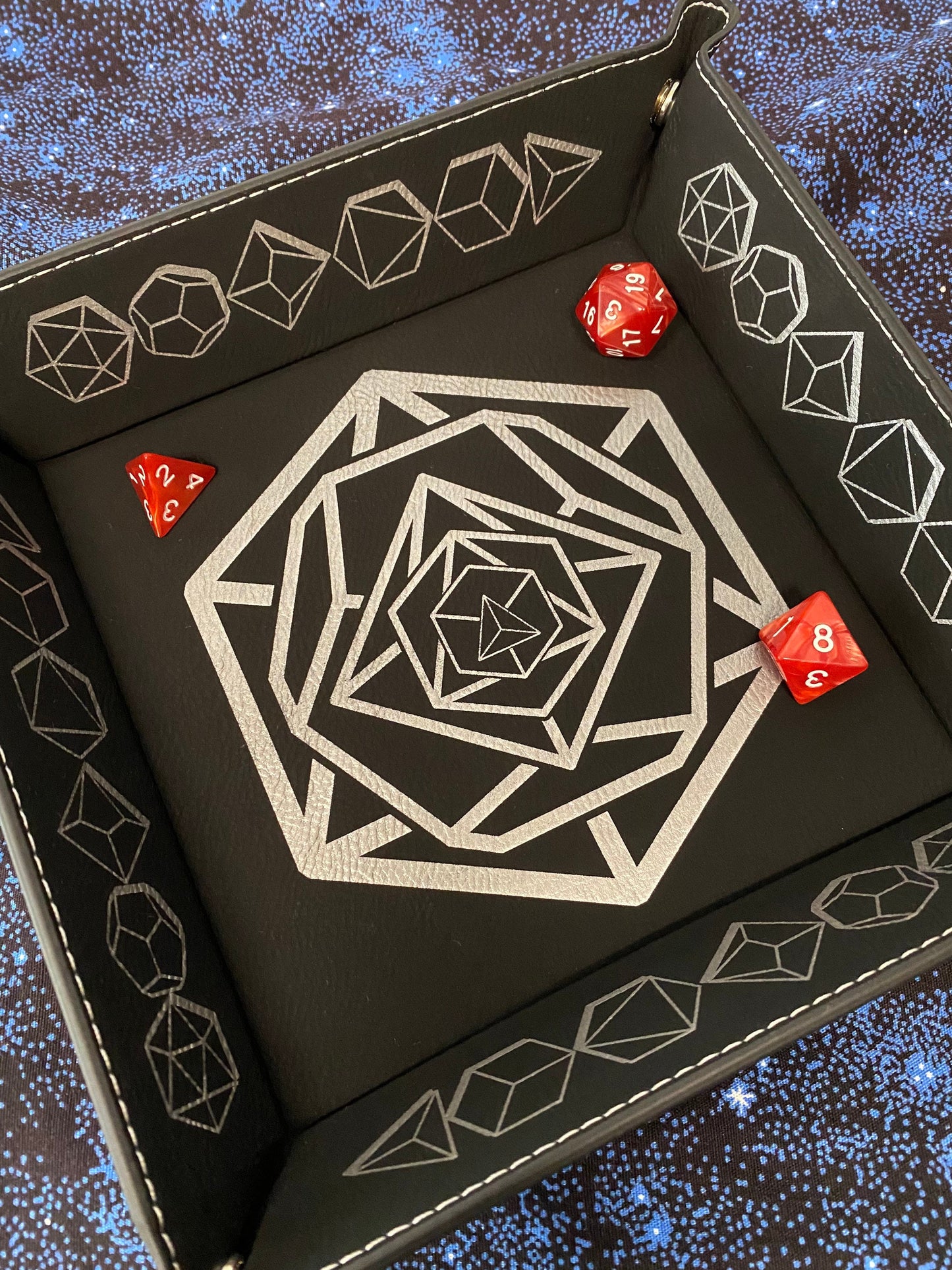 Dicey Dice Engraved Tray