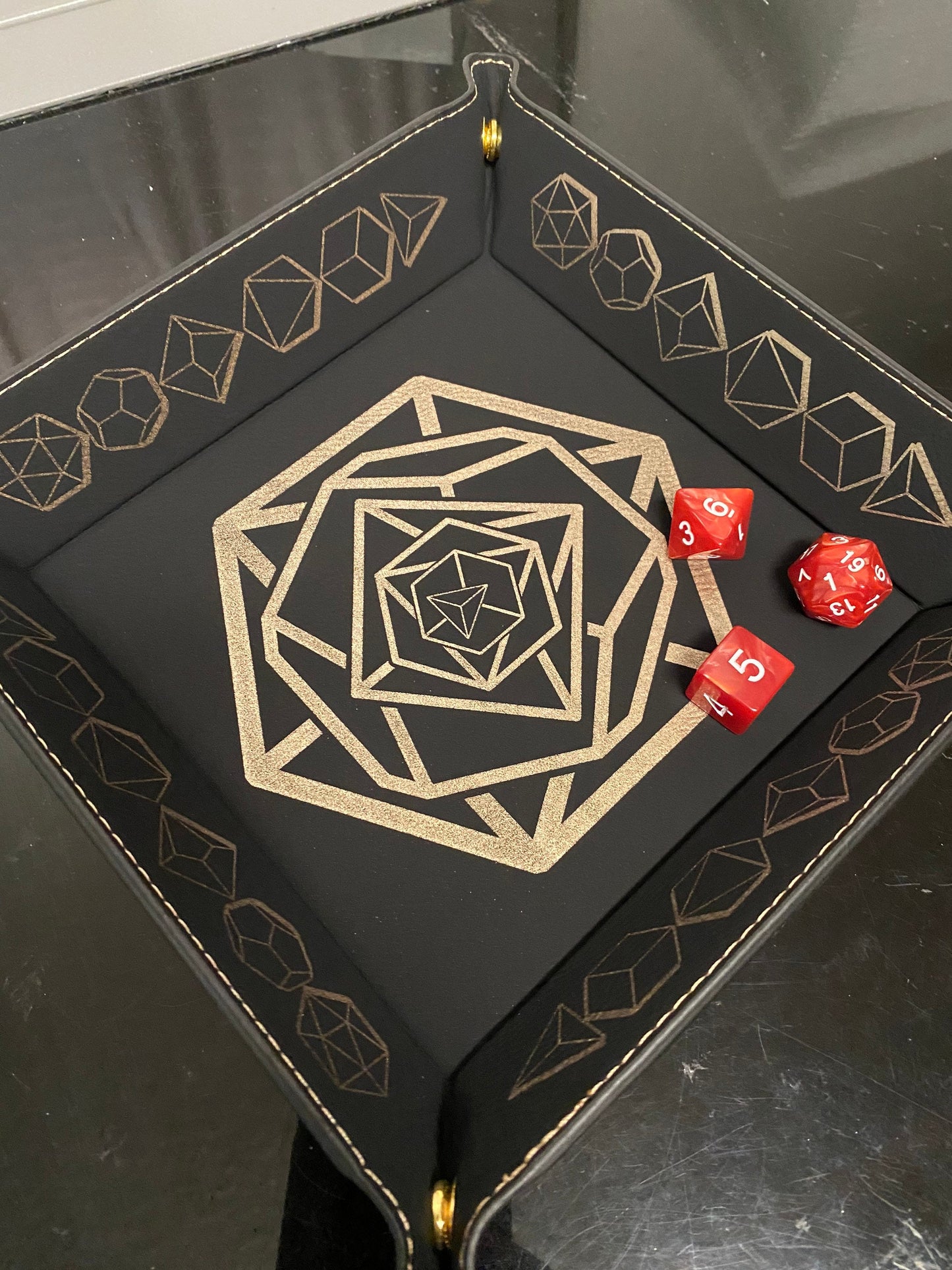 Dicey Dice Engraved Tray