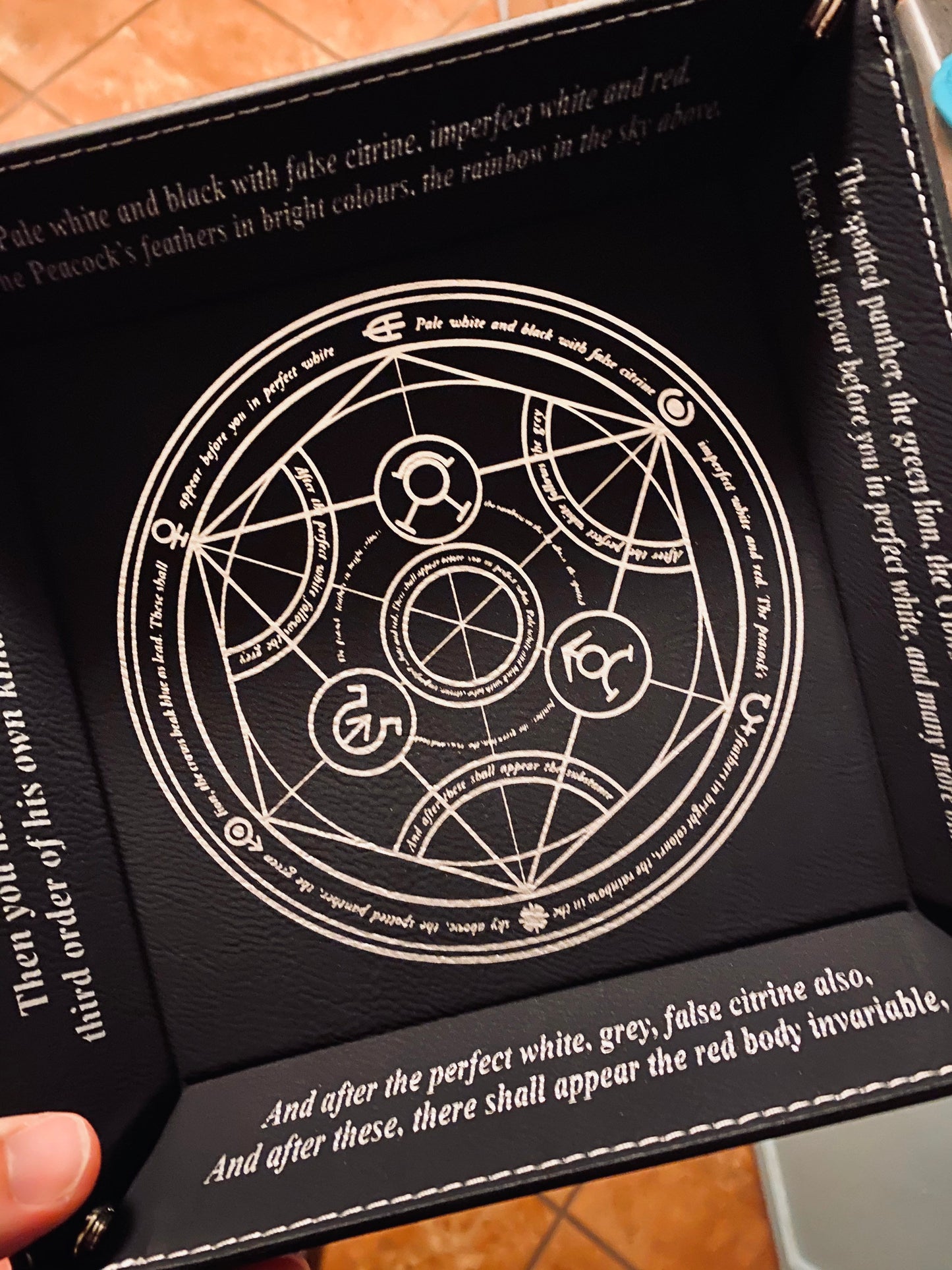 FMA Engraved Dice Tray