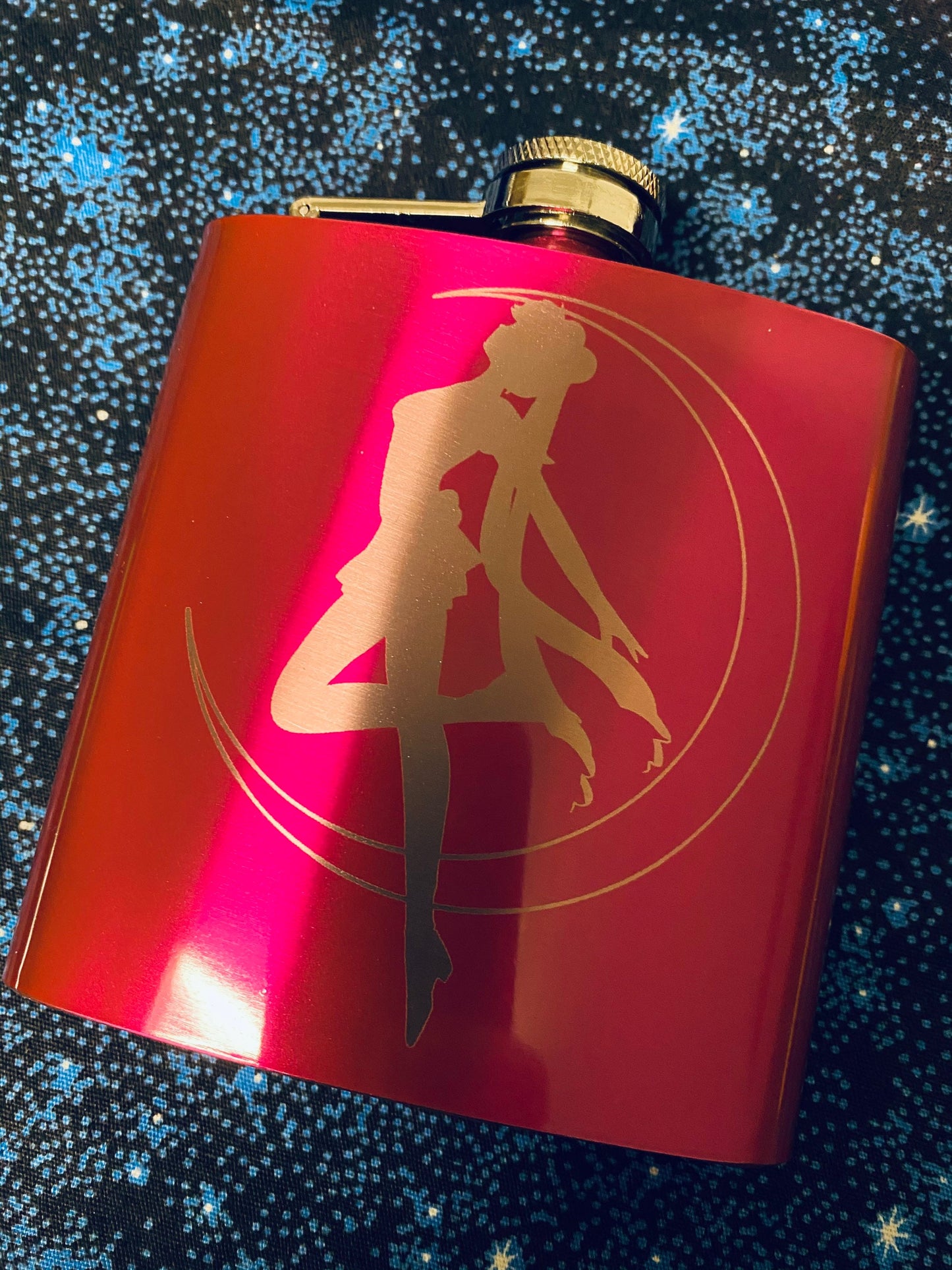 Sailor Scout Engraved Flasks