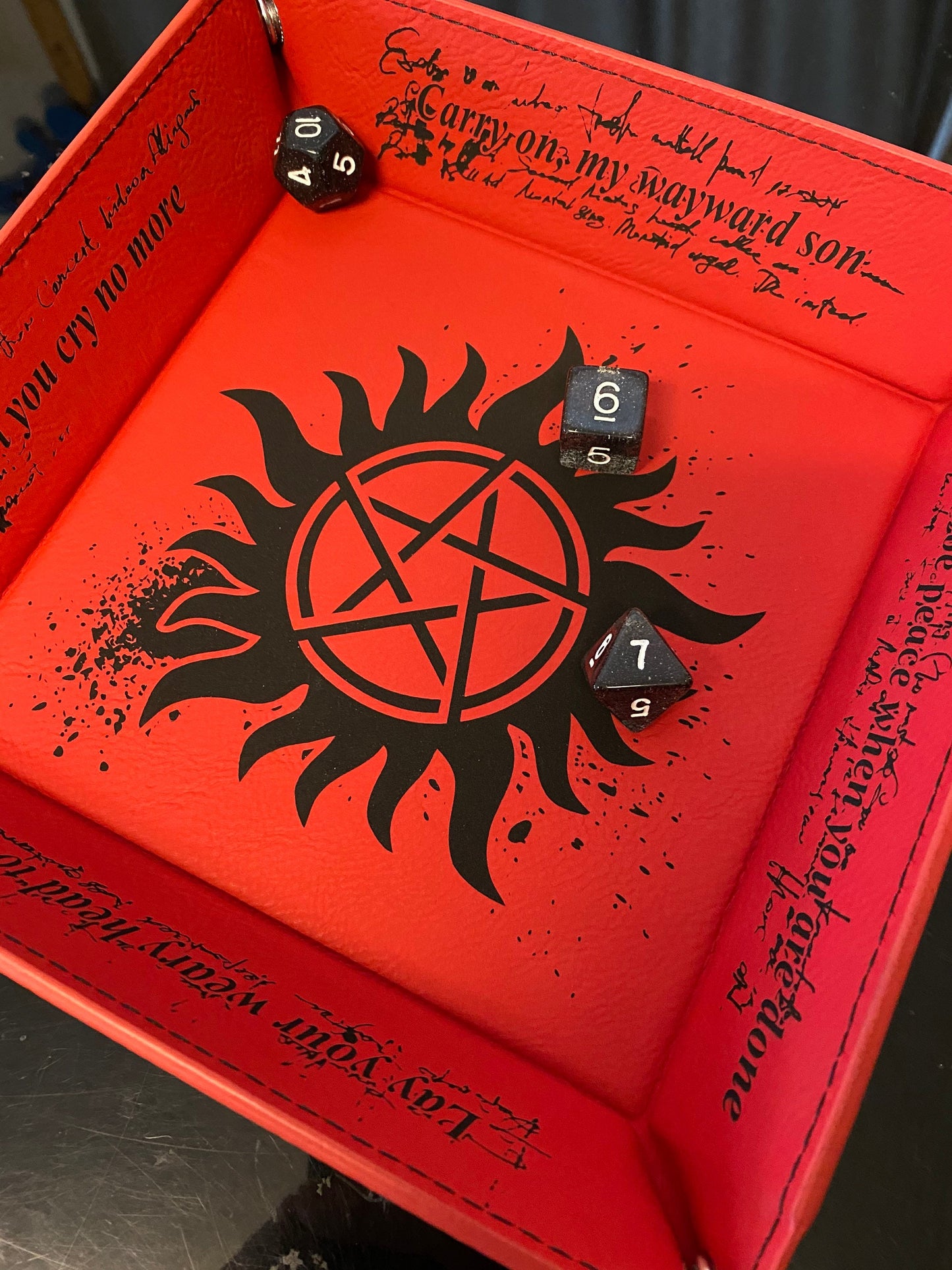 Supernatural Engraved Dice Trays