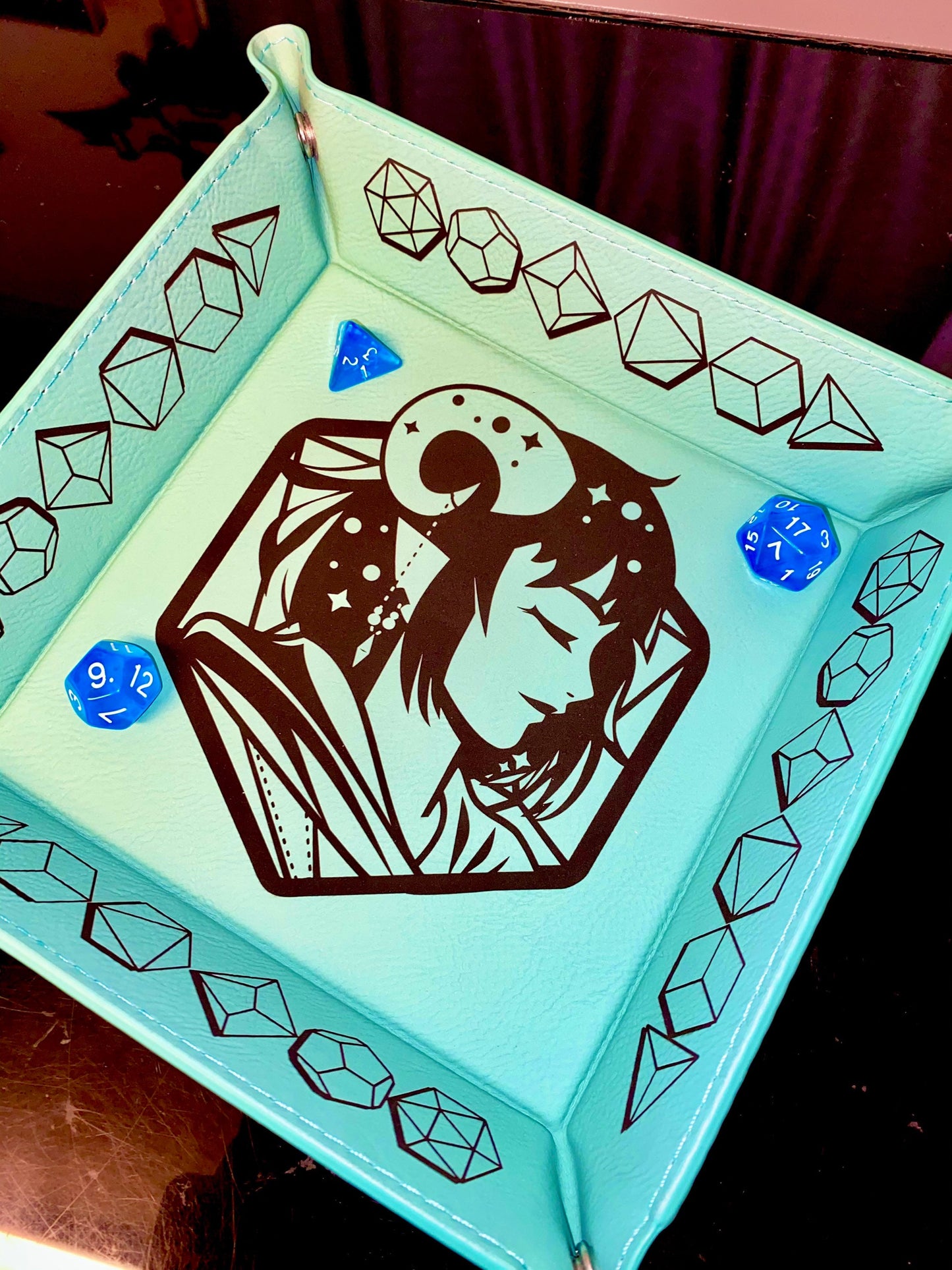 Jester Engraved Dice Tray