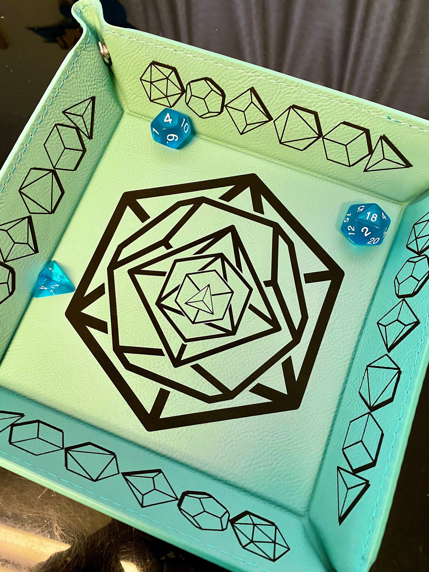Dicey Dice Engraved Tray