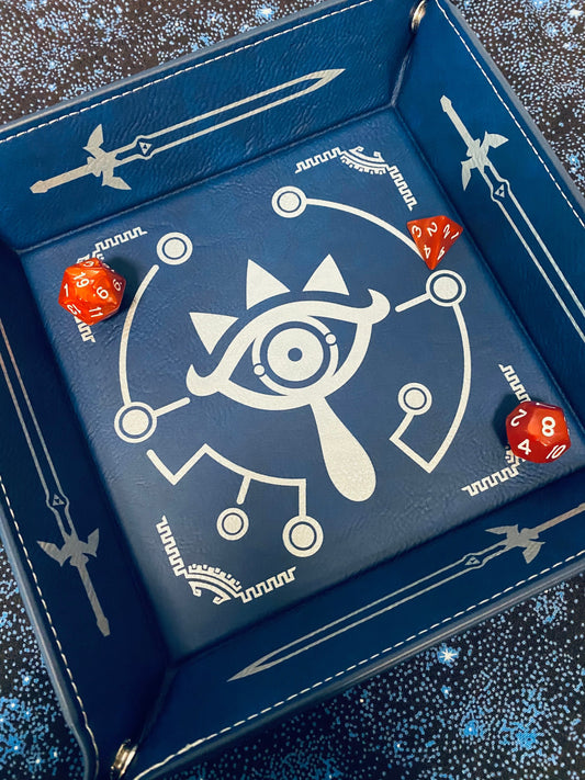 Sheikah Engraved Dice Tray
