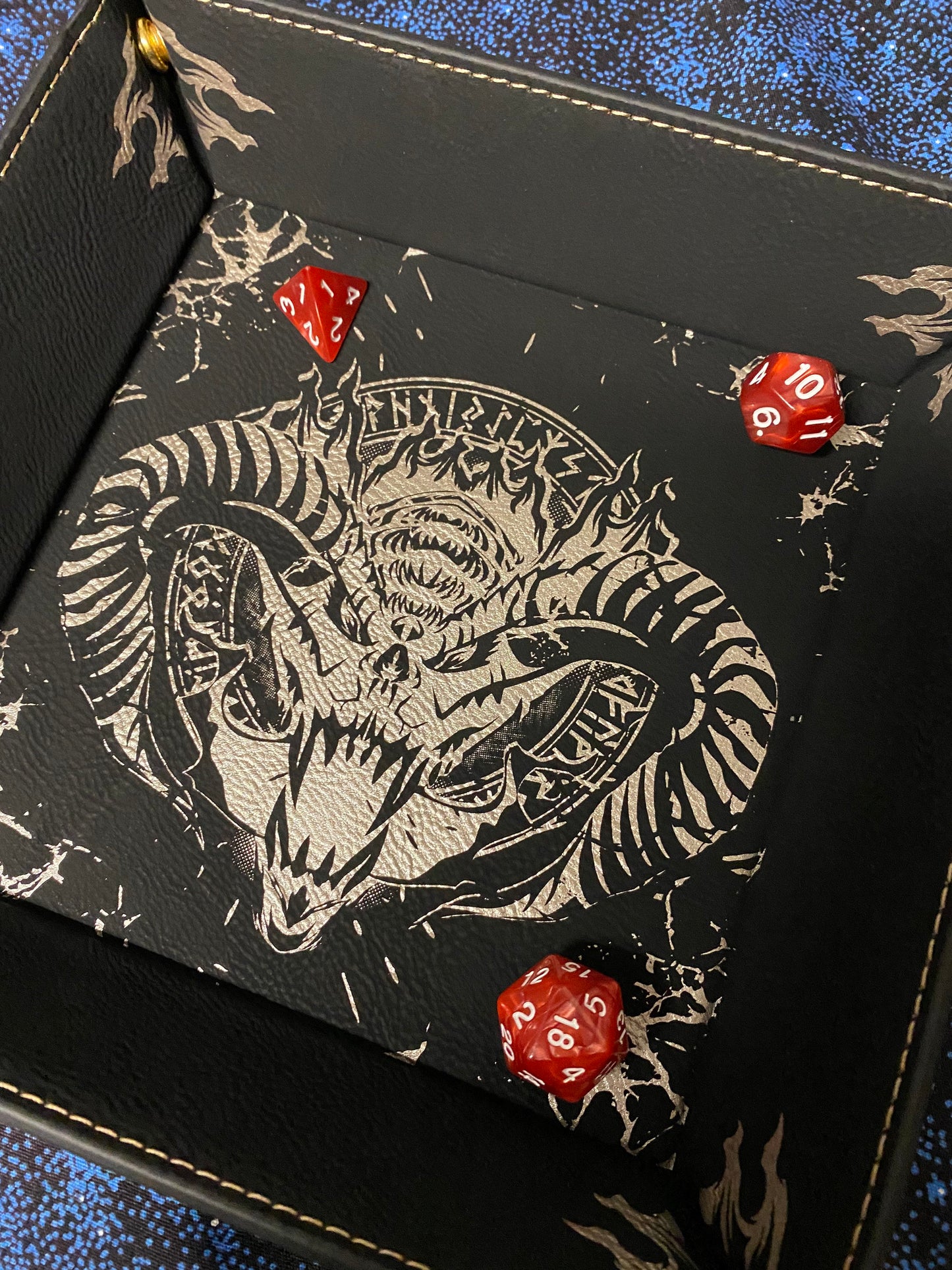 Balrog Engraved Dice Tray