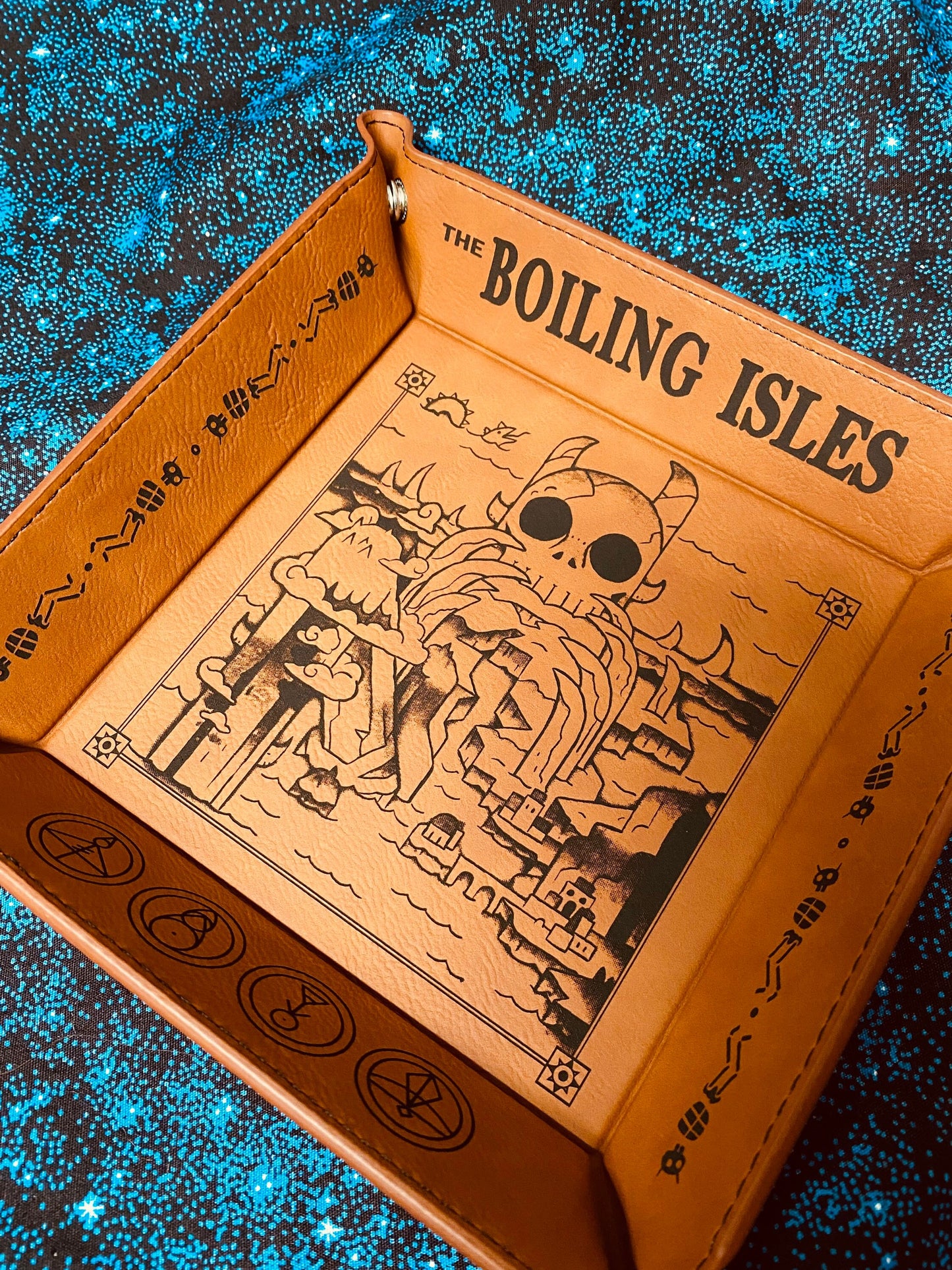 Owl House Boiling Isles Engraved Dice Tray