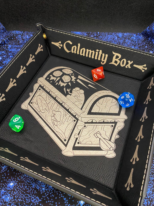 Amphibia Calamity Box Engraved Dice Tray