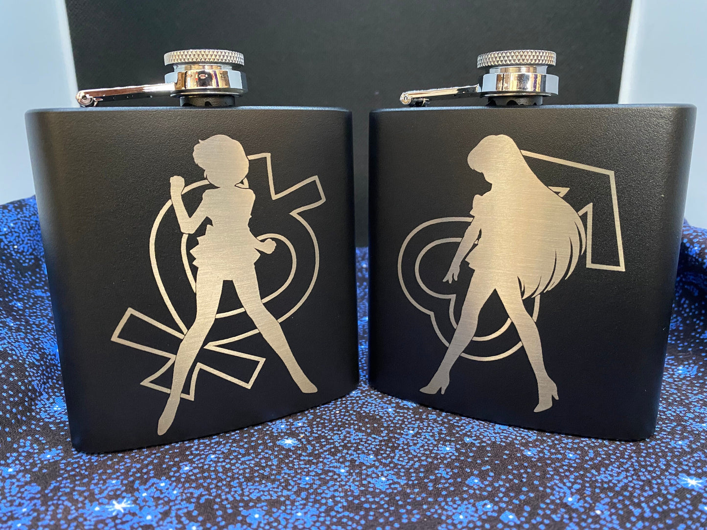 Sailor Scout Engraved Flasks