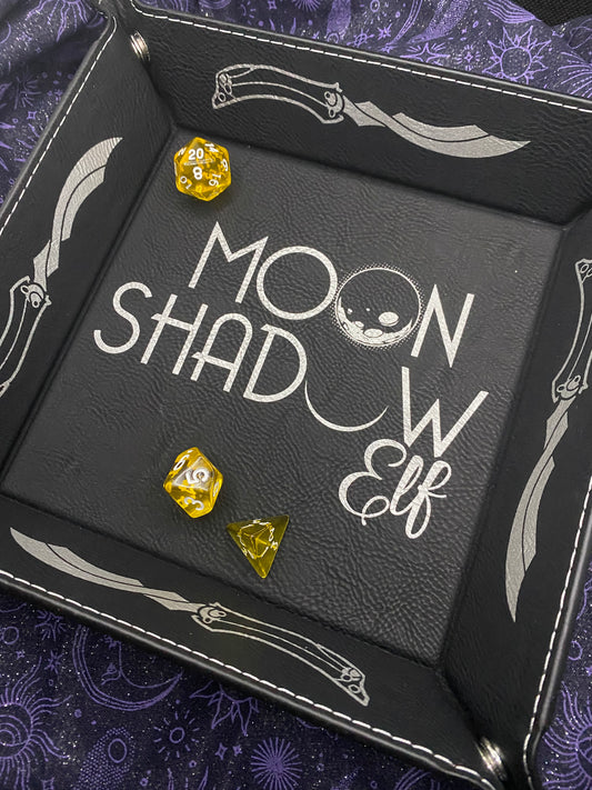 Moon Shadow Elf Engraved Dice Tray