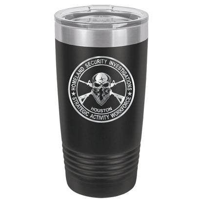 SAW Houston 20oz Engraved Tumbler