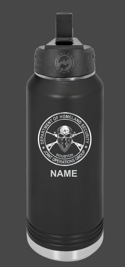 JOG Houston 32oz Engraved Waterbottle