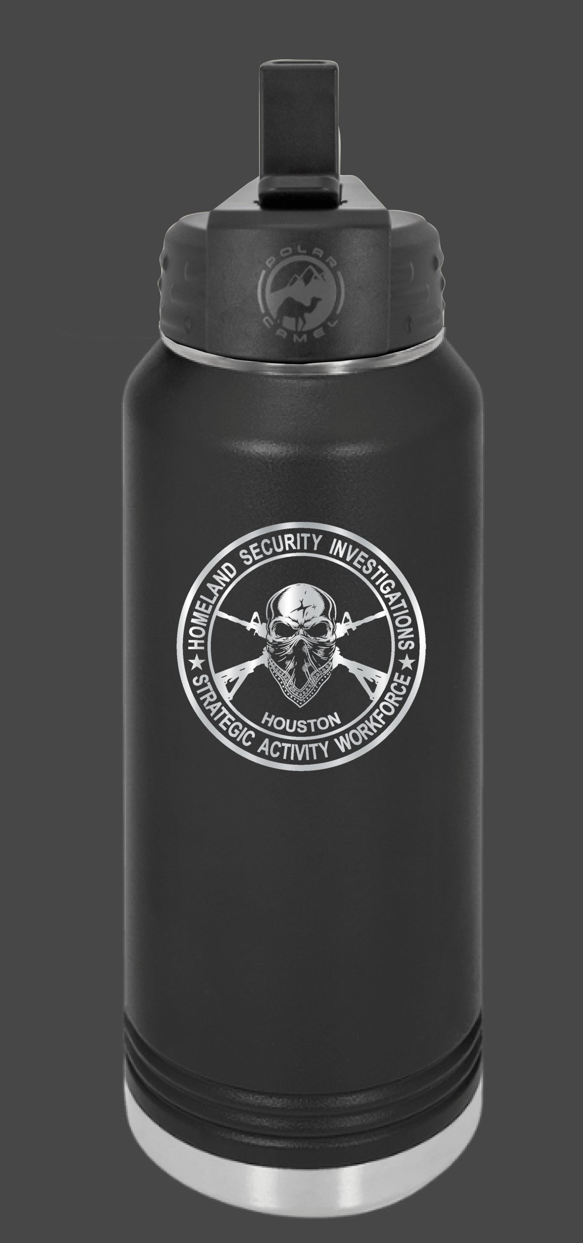 SAW Houston 32oz Engraved Waterbottle