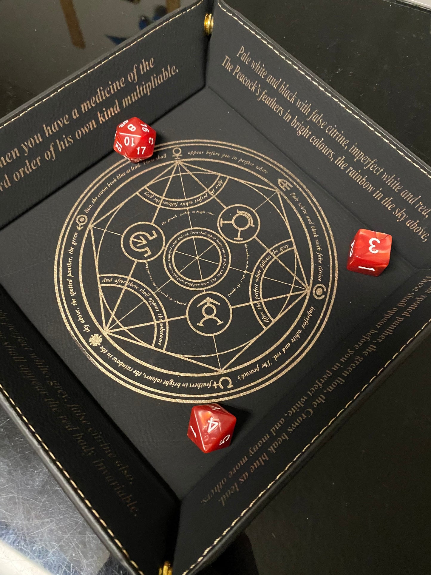 FMA Engraved Dice Tray