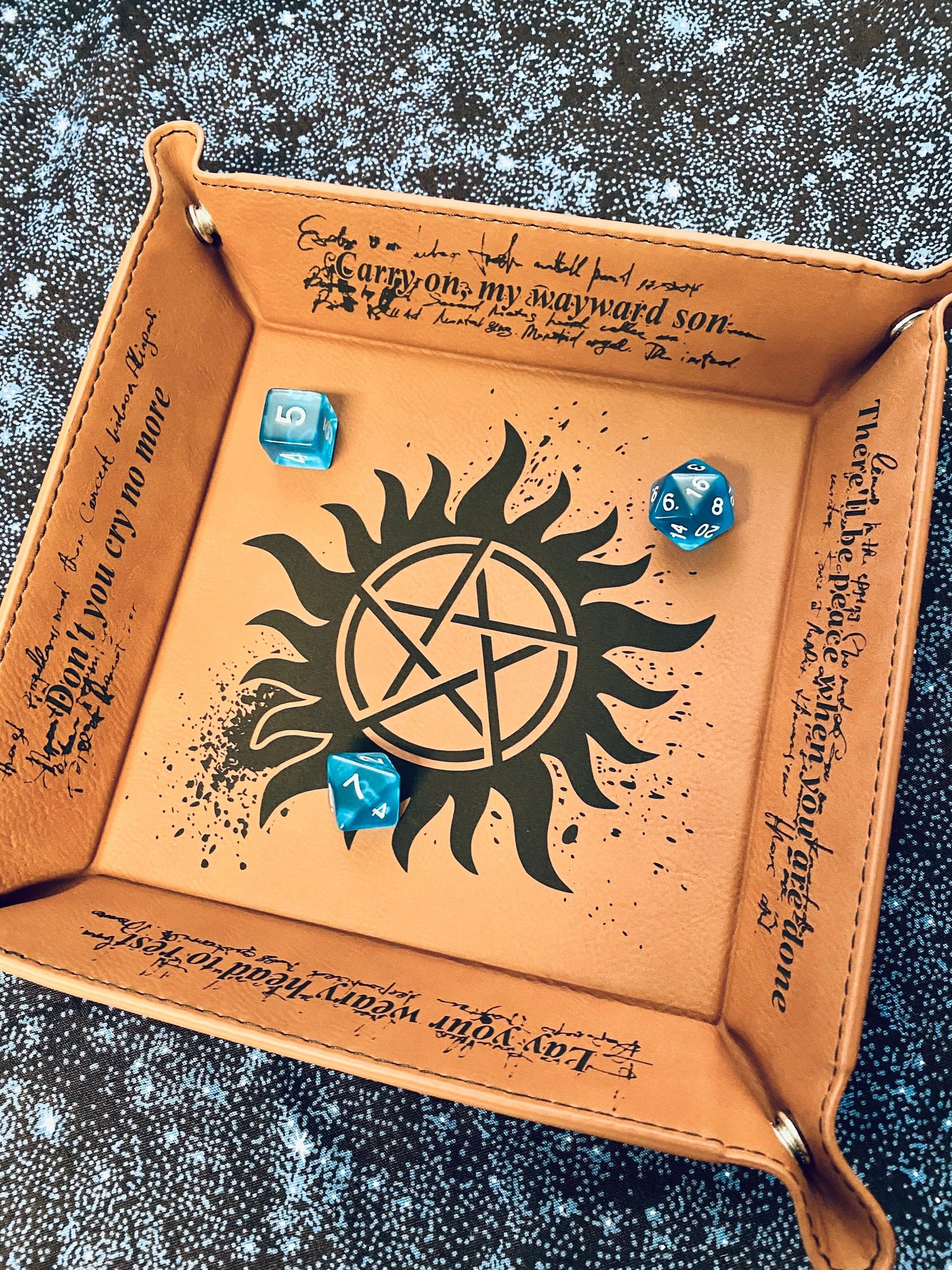 Supernatural Engraved Dice Trays