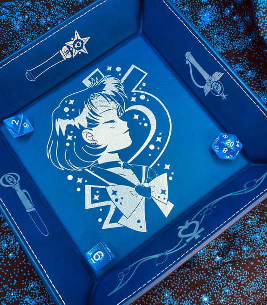 Sailor Mercury Engraved Dice Tray