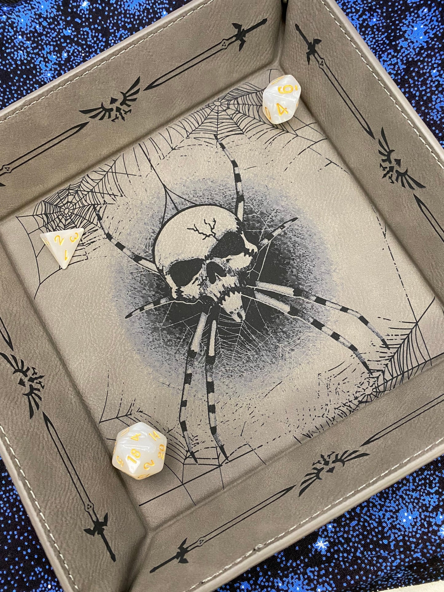 Skulltula Engraved Dice Tray