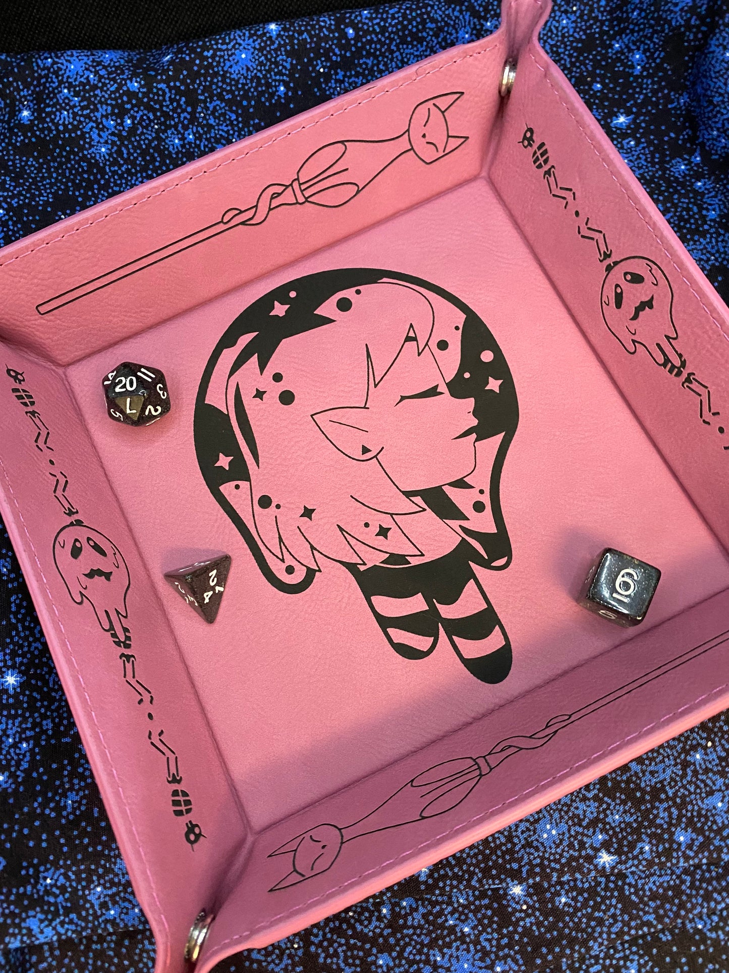 Owl House S3 Amity Blight Engraved Dice Tray