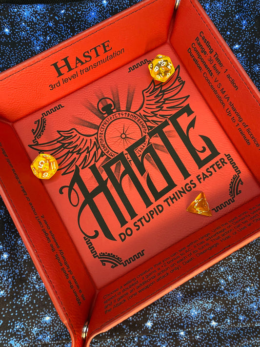 Haste Engraved Dice Tray